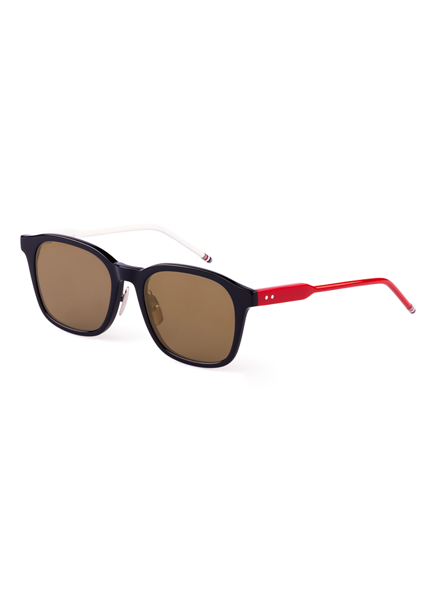 Thom Browne Ues934ag0002 964 Navy With Red And White In Gold
