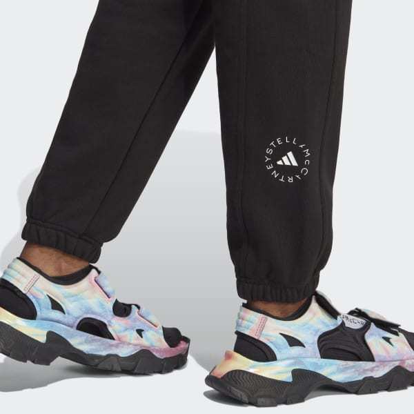 Shop Adidas By Stella Mccartney Logo-print Track Pants In Black