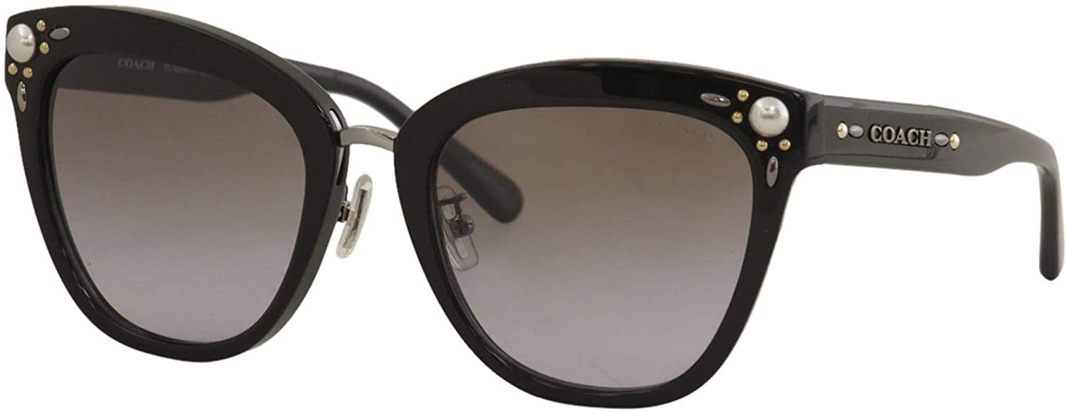 Coach Logo Gradient Sunglasses In Gray