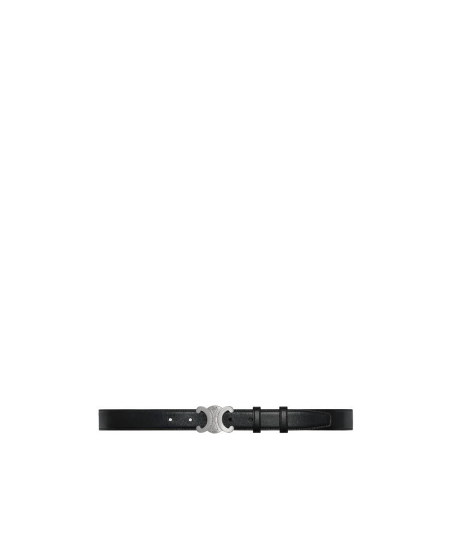 Celine Logo Belt In Black