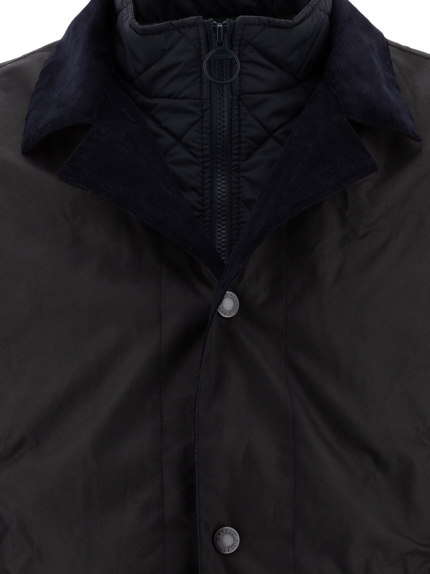 BARBOUR BARBOUR CRASTER LAYERED ZIP-UP JACKET
