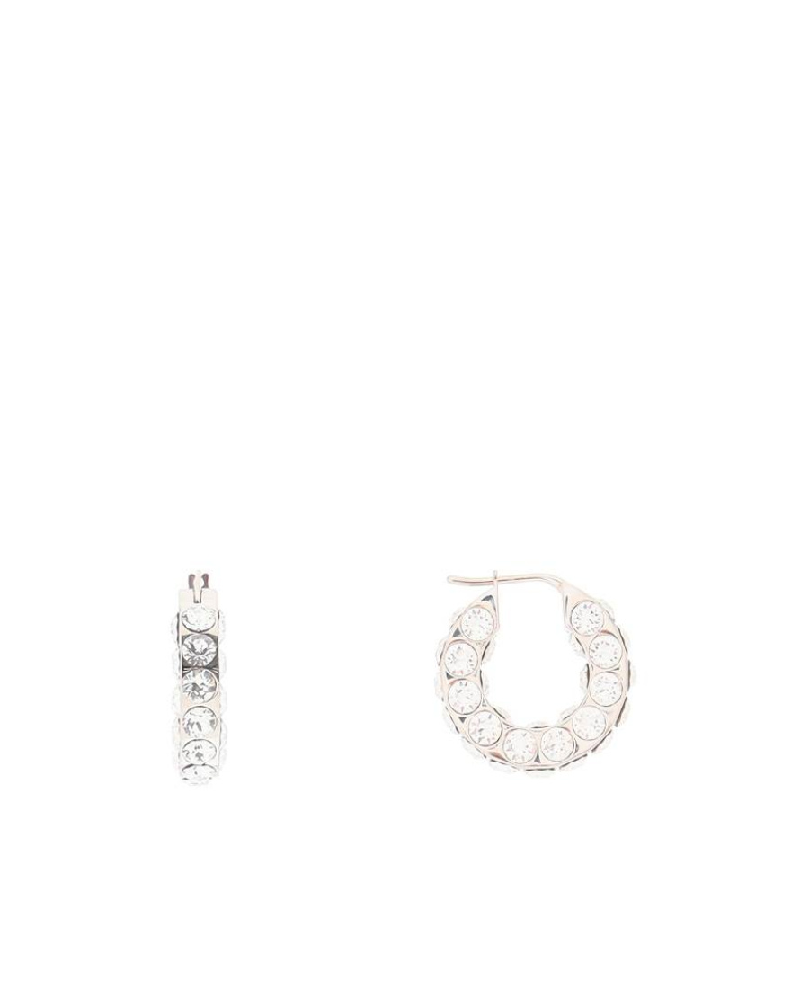 Amina Muaddi Ring Earring In White
