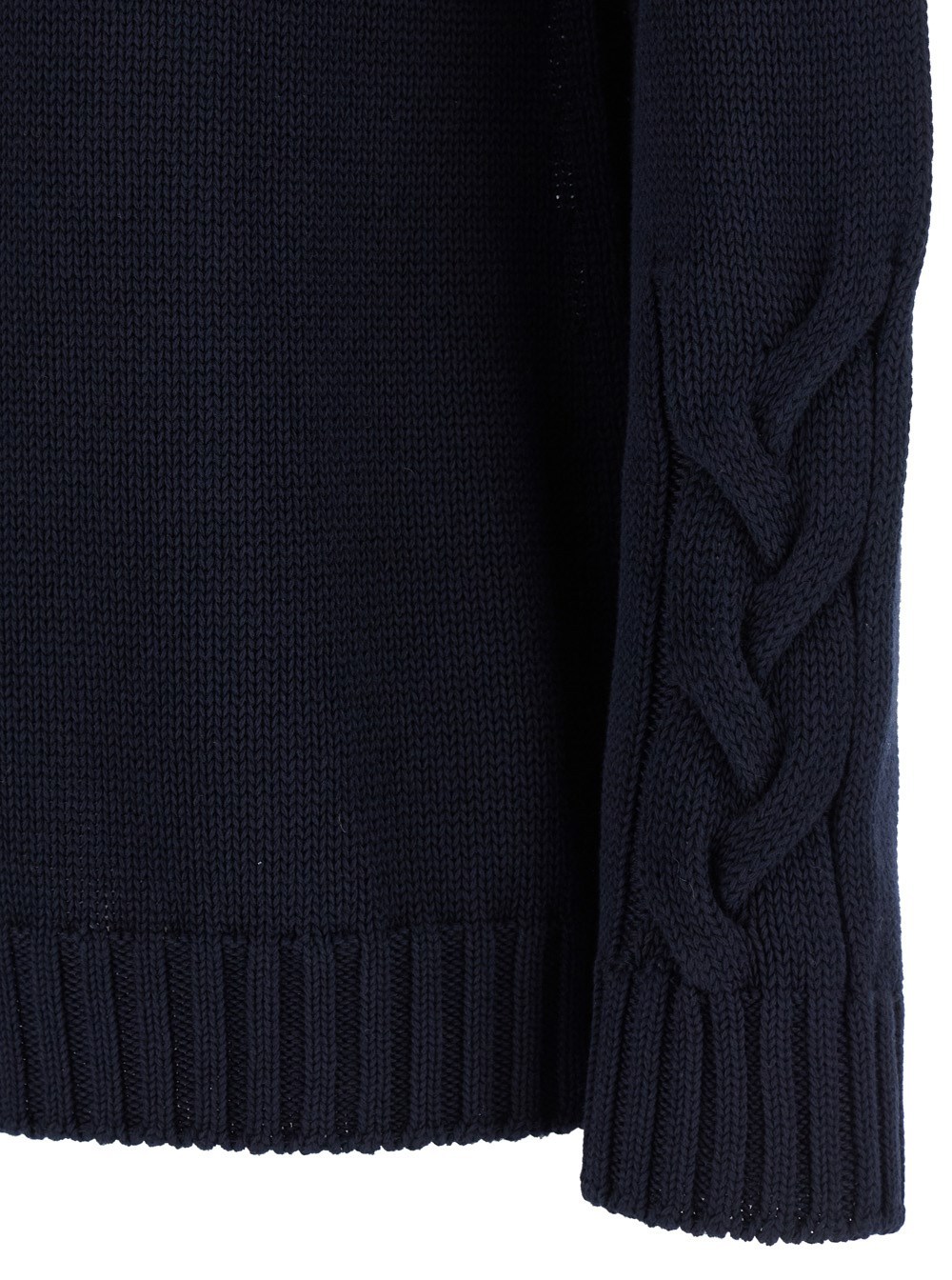 Max Mara Long-sleeved Sweater In Black