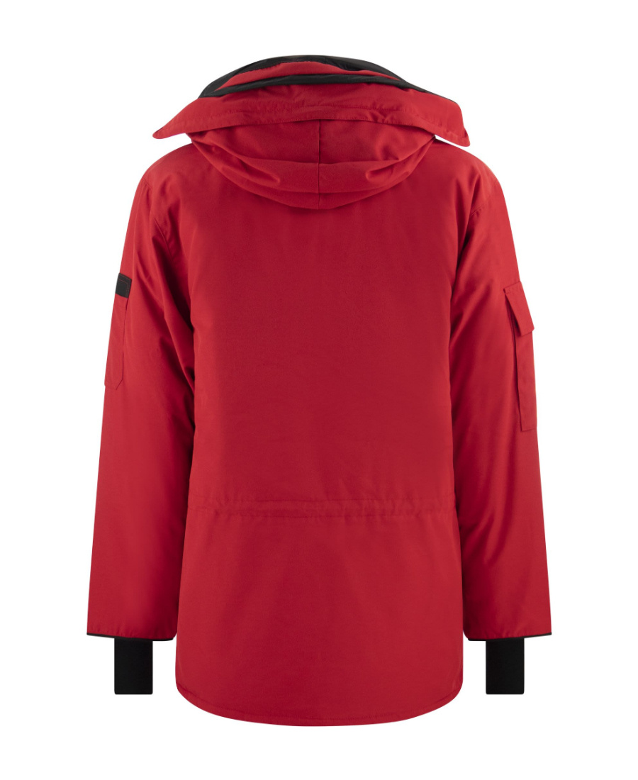 Canada Goose Expedition Parka Adjustable Hood Jacket In Red
