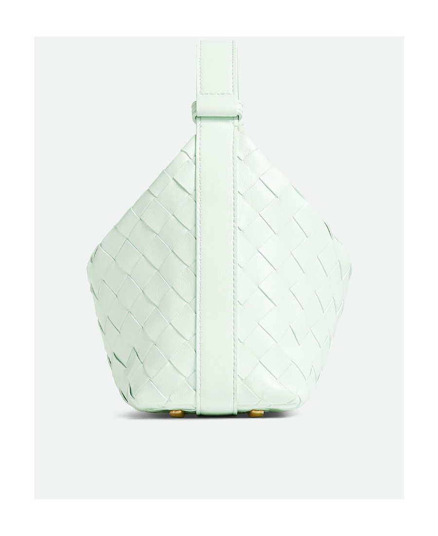 Bottega Veneta Mini Wallace Handbag In White