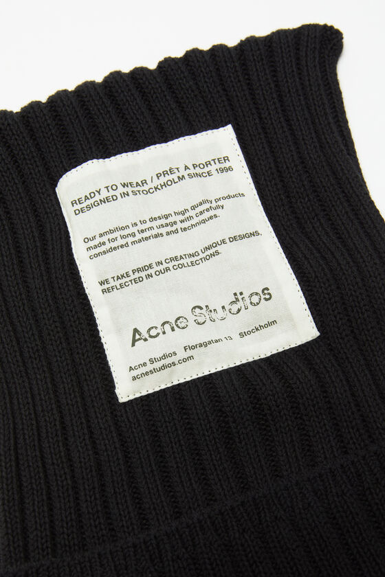 ACNE STUDIOS RIBBED-KNIT BEANIE