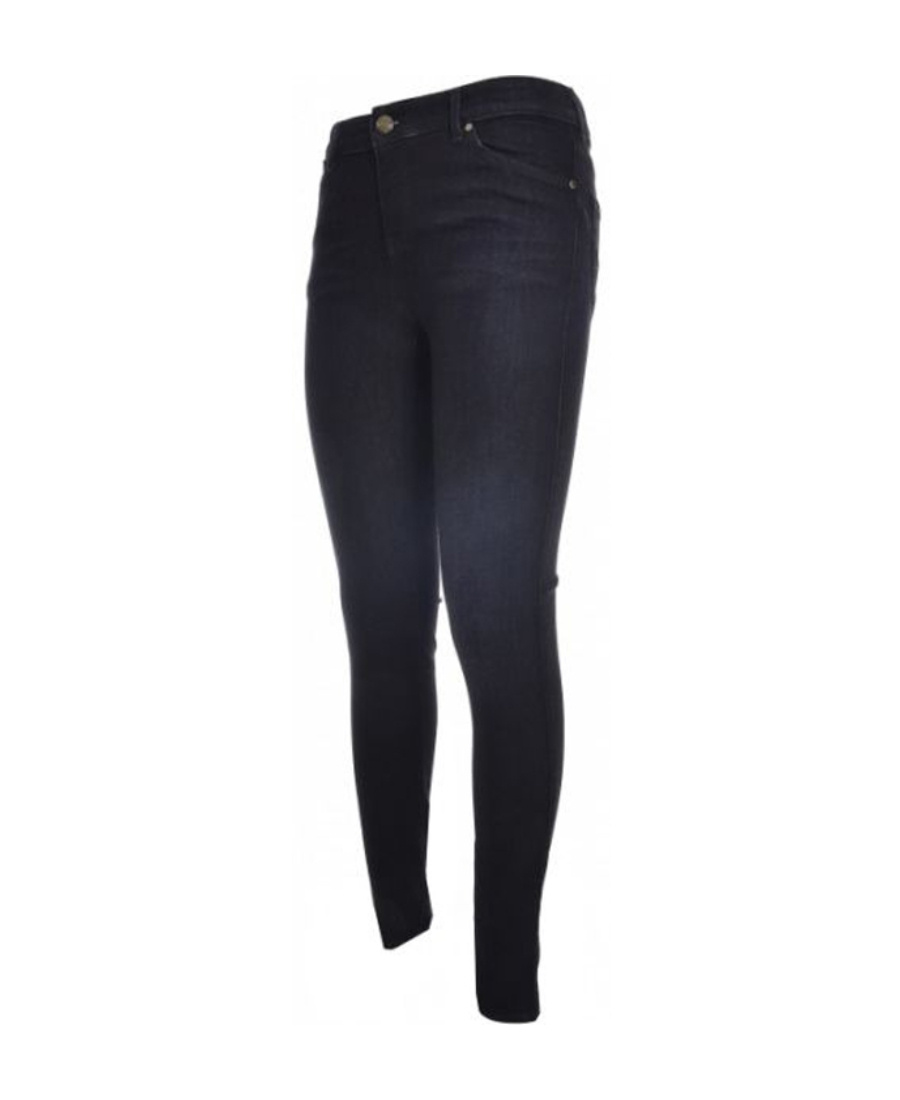 Armani Jeans Logo Jeans In Black