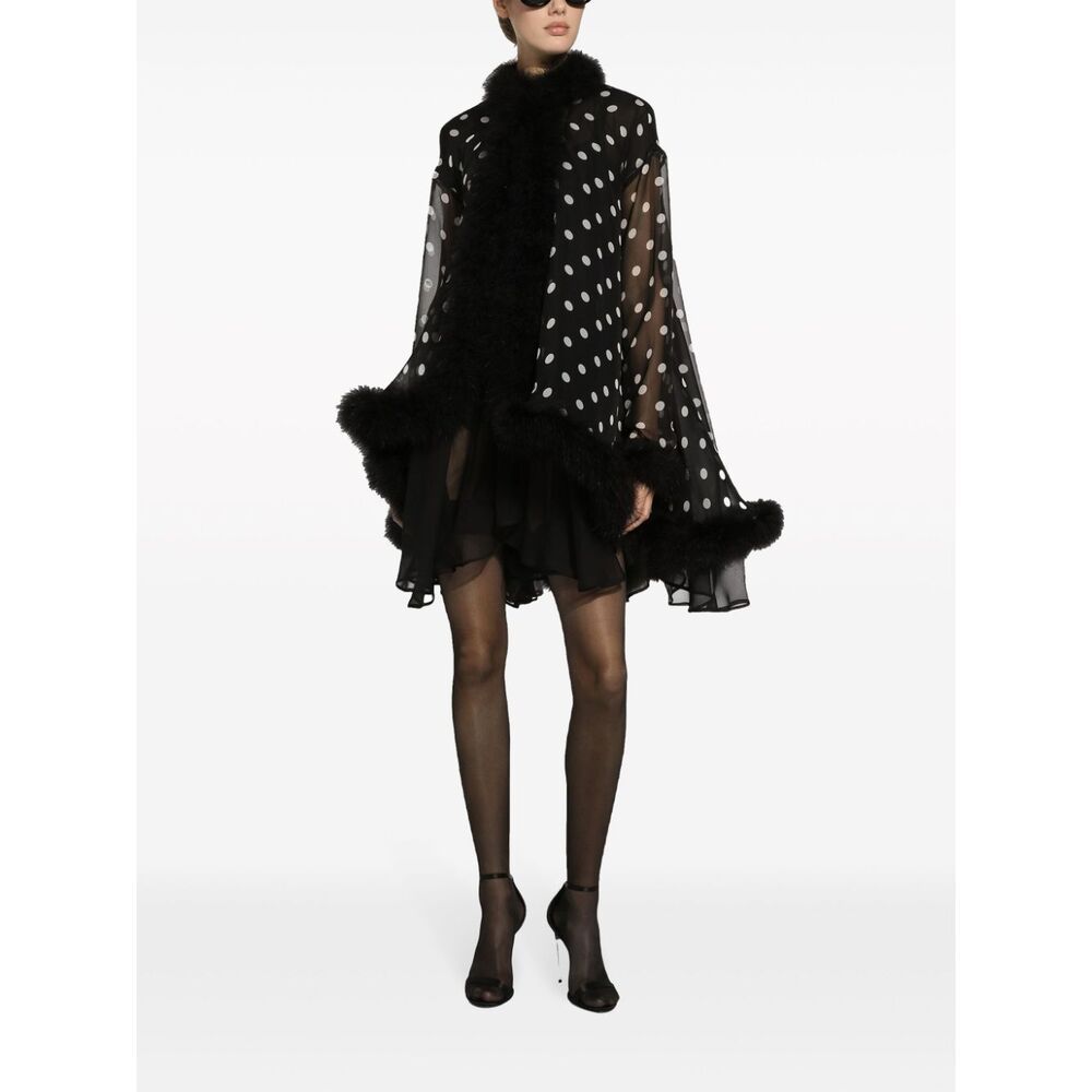 Shop Dolce & Gabbana Asymmetrical Casual Jacket In Black