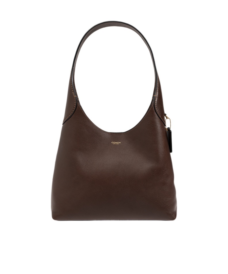 Shop Coach Brooklyn Shoulder Bag In Green