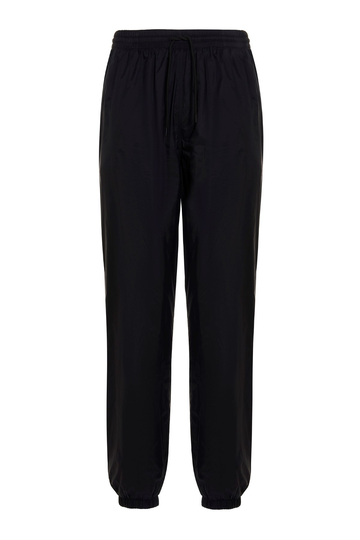 Msgm Drawstring Logo Track Pants In Black