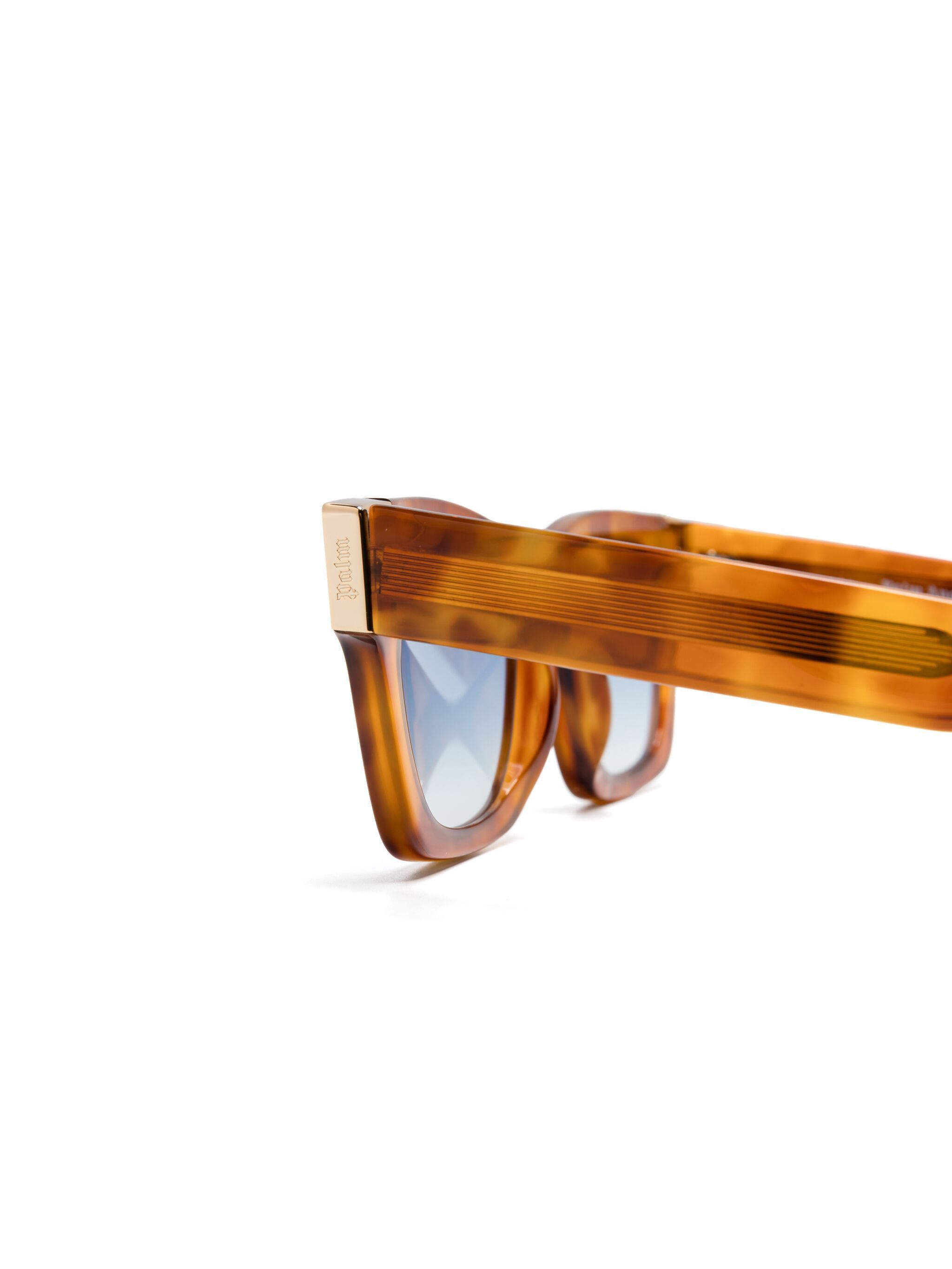 Palm Angels Square-frame Sunglasses In Blue