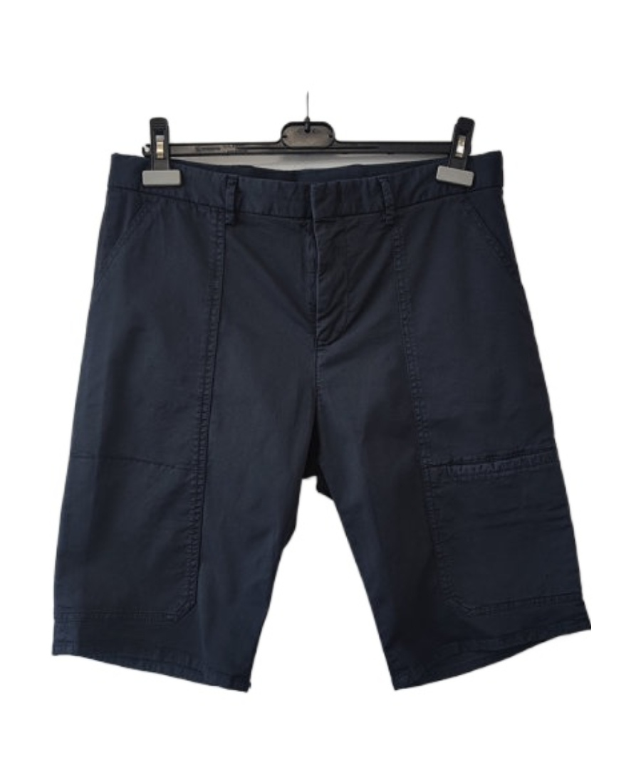 Zegna Belt-loop Casual Shorts In Blue