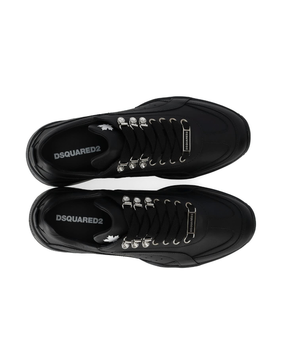 Dsquared2 Logo Sports Shoes In Black
