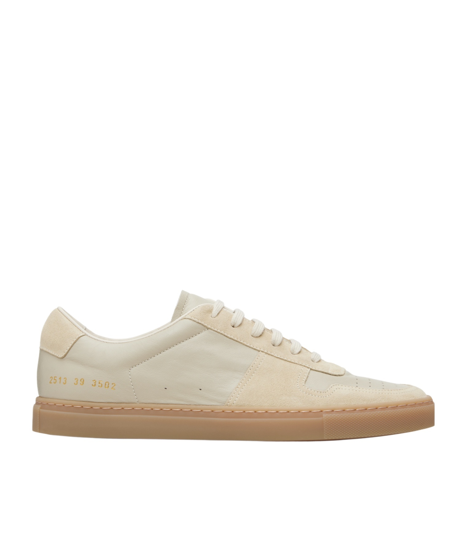 Common Projects Bball Slim Lace-up Sneakers In Sand