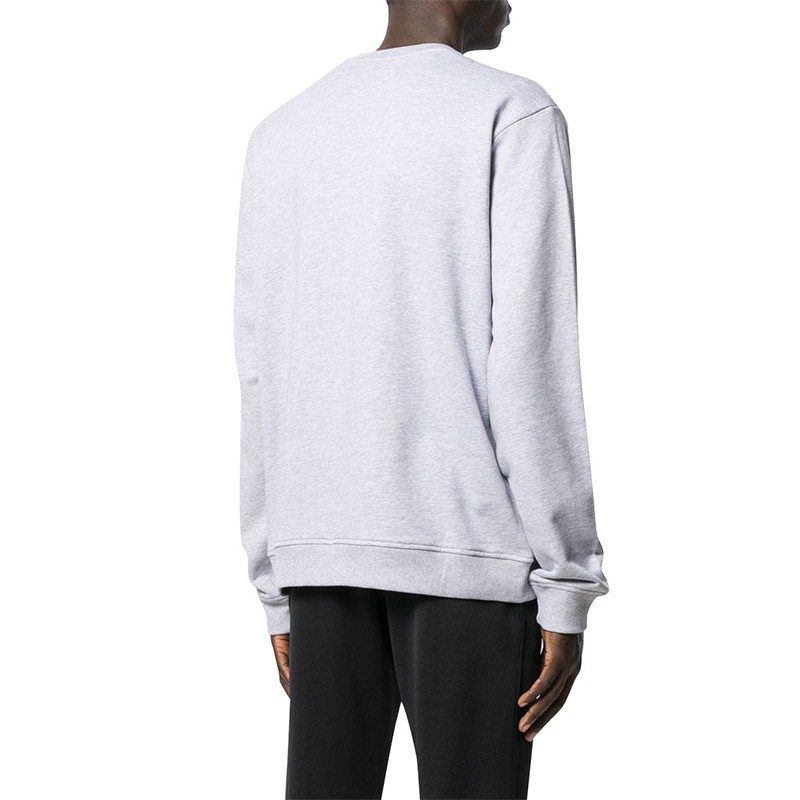 Moschino Logo Rivet Sweater In Gray