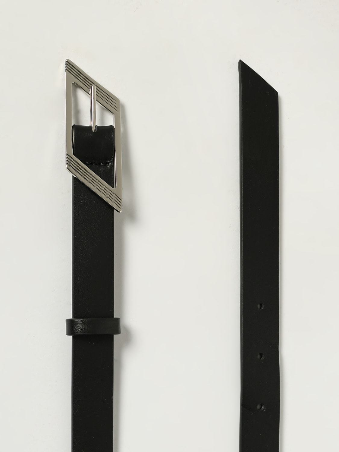 Attico Adjustable Waist Belt In Black
