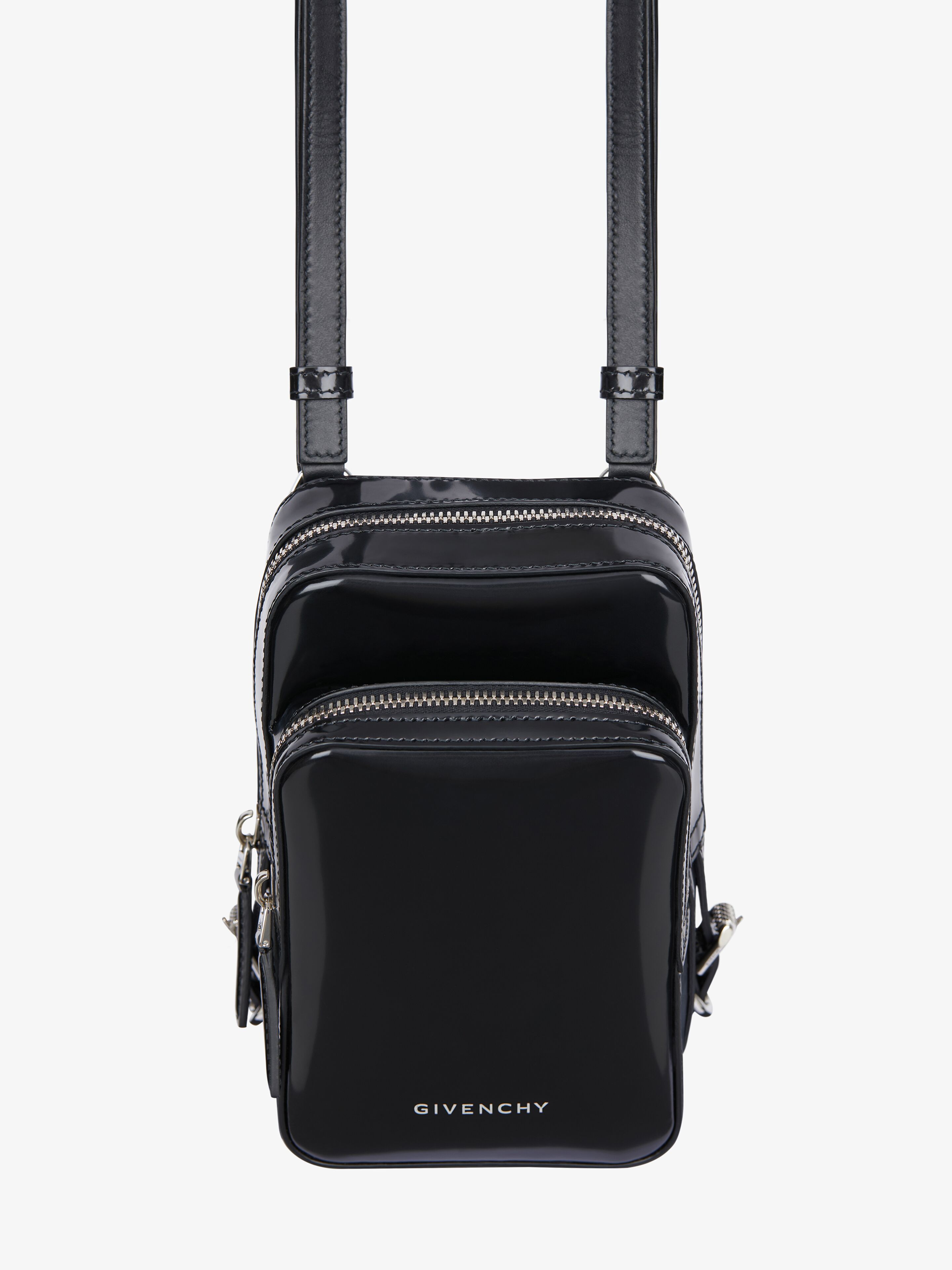 GIVENCHY SMALL PANDORA CAMERA BAG IN SHINY LEATHER