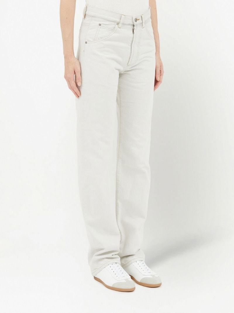 Maison Margiela Woman Pants Off White Size 28 Cotton In White
