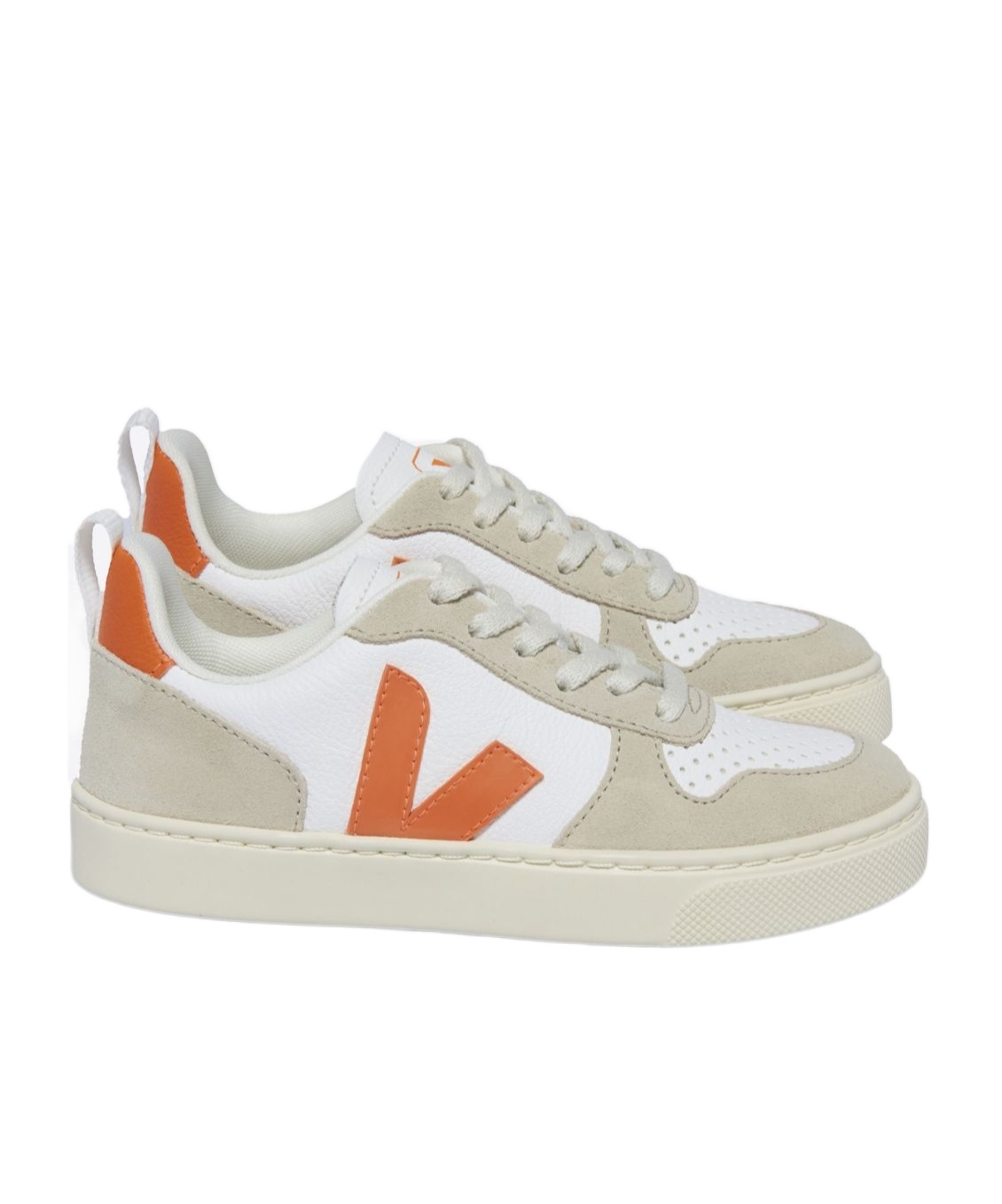 VEJA VEJA KIDS V-10 LOGO PATCH SNEAKERS