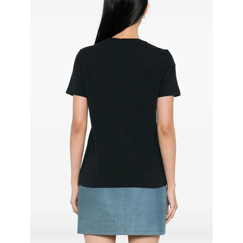 Maison Kitsuné Cotton T Shirts In Black