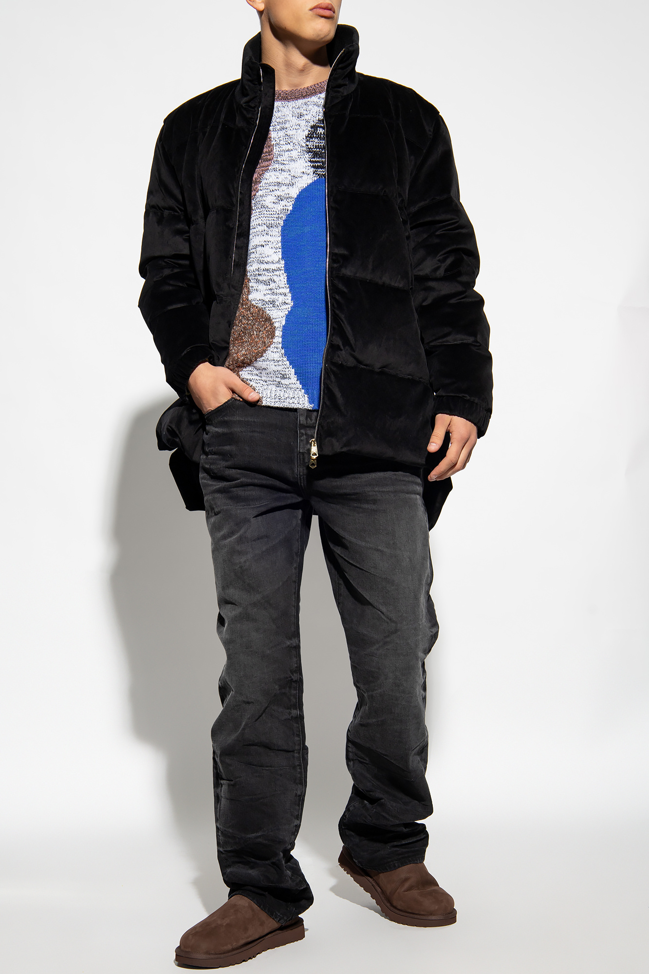 Shop Paul Smith Rug-pattern Crew-neck Jumper In Multicolor