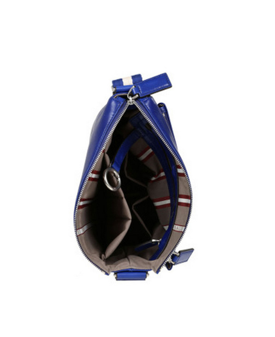 Bally Logo Shoulder Bag In Blue