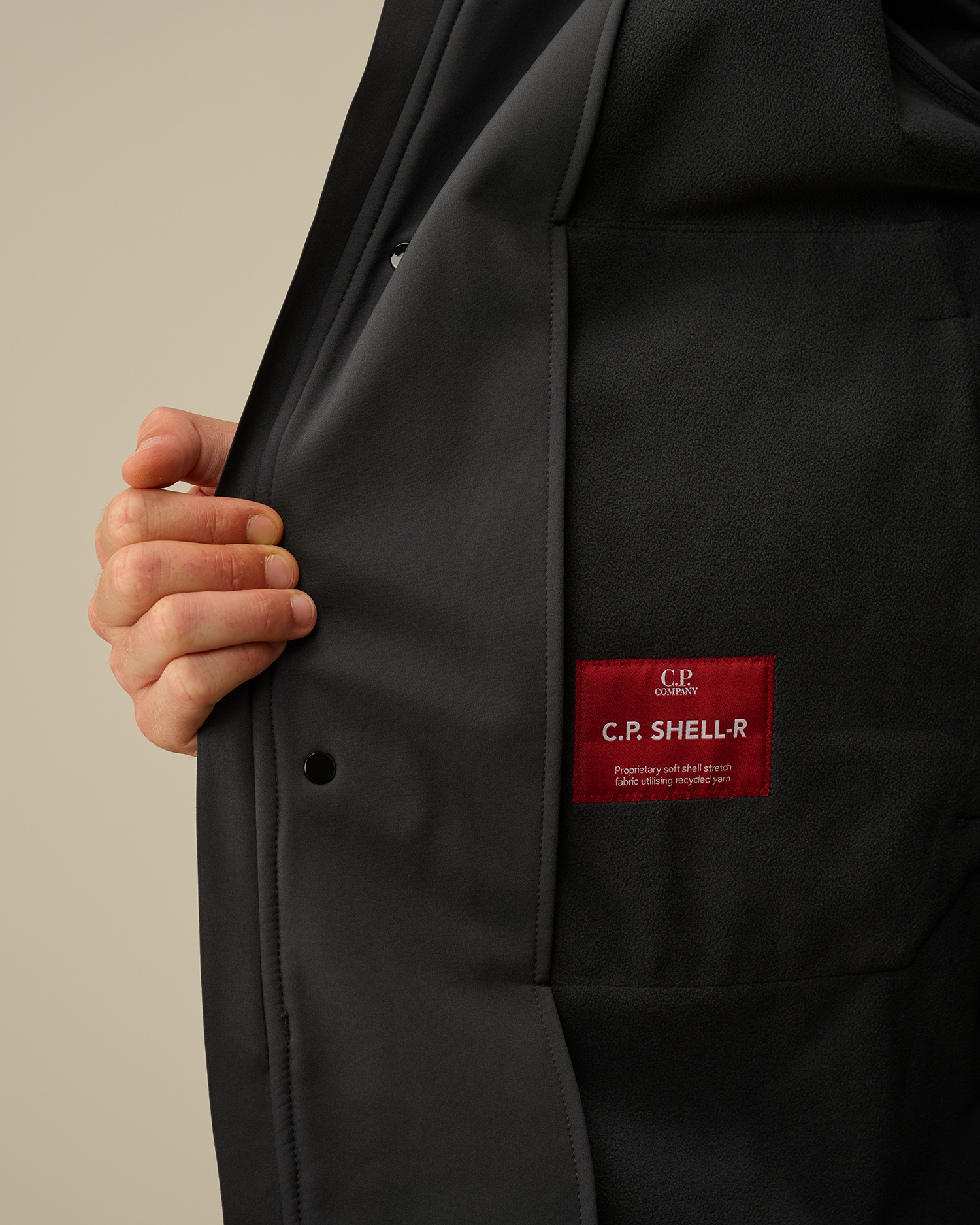 C.p. Company Cp Shell-r Hooded Parka Jacket In Black