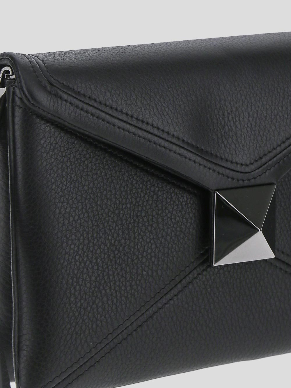 Valentino Leather Handbag In Black