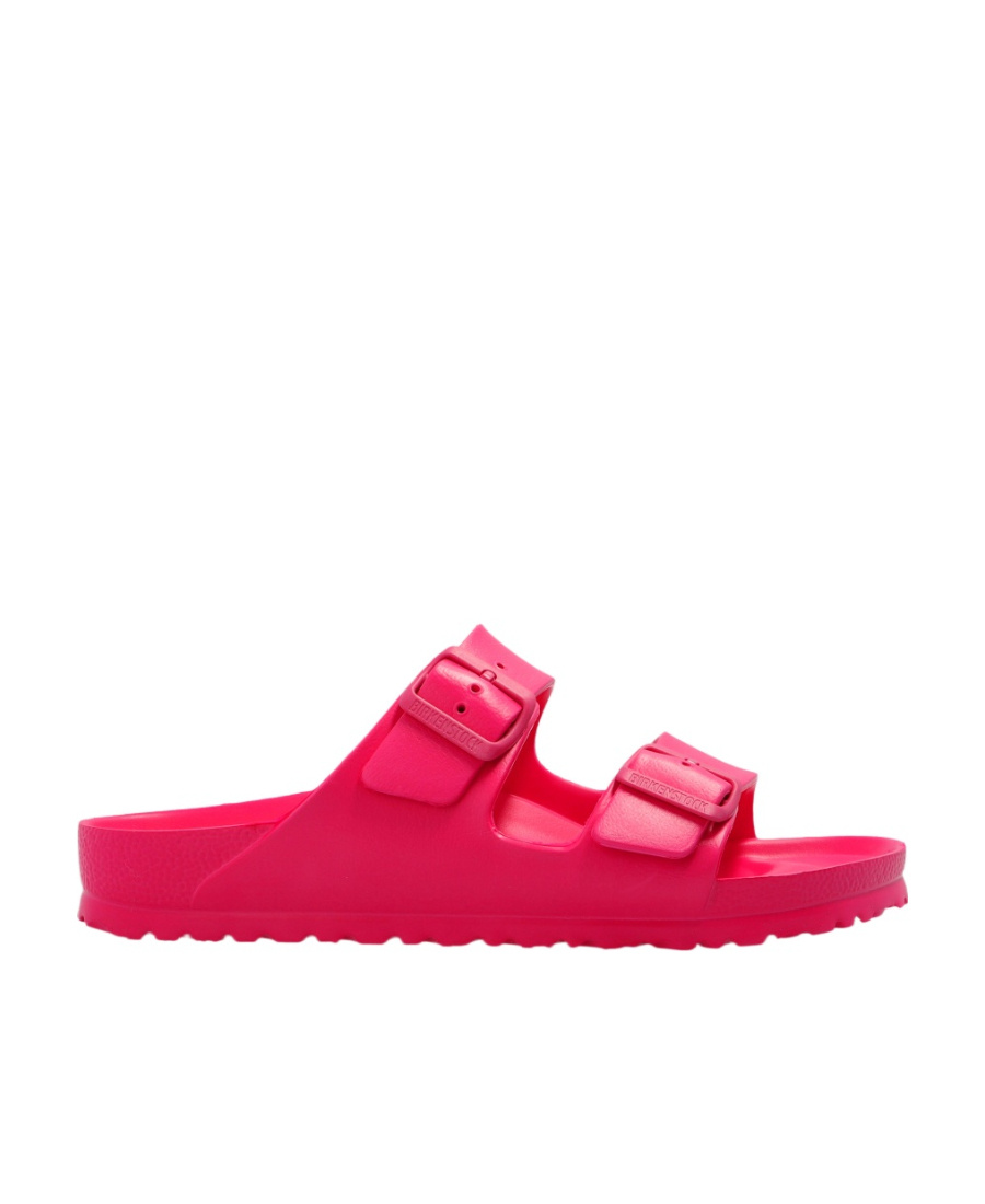 Birkenstock Logo Slippers In Red