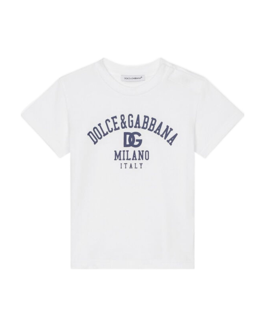 Dolce & Gabbana Logo-print Cotton T-shirt In White