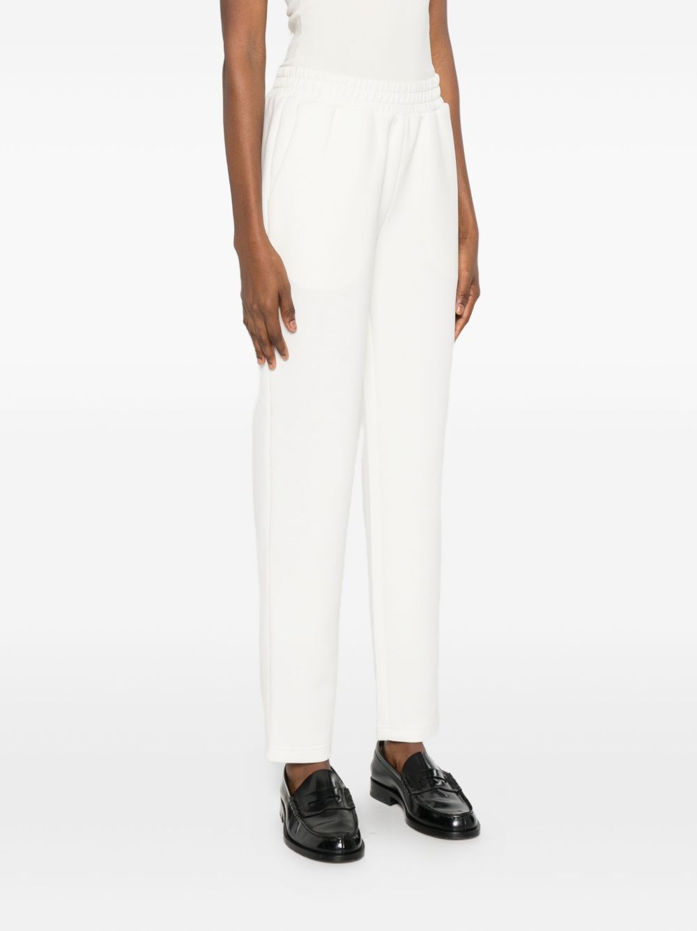 Twinset Elasticated-waistband Trousers In White