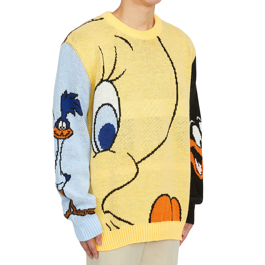 Family First Long-sleeved Sweater In Nude