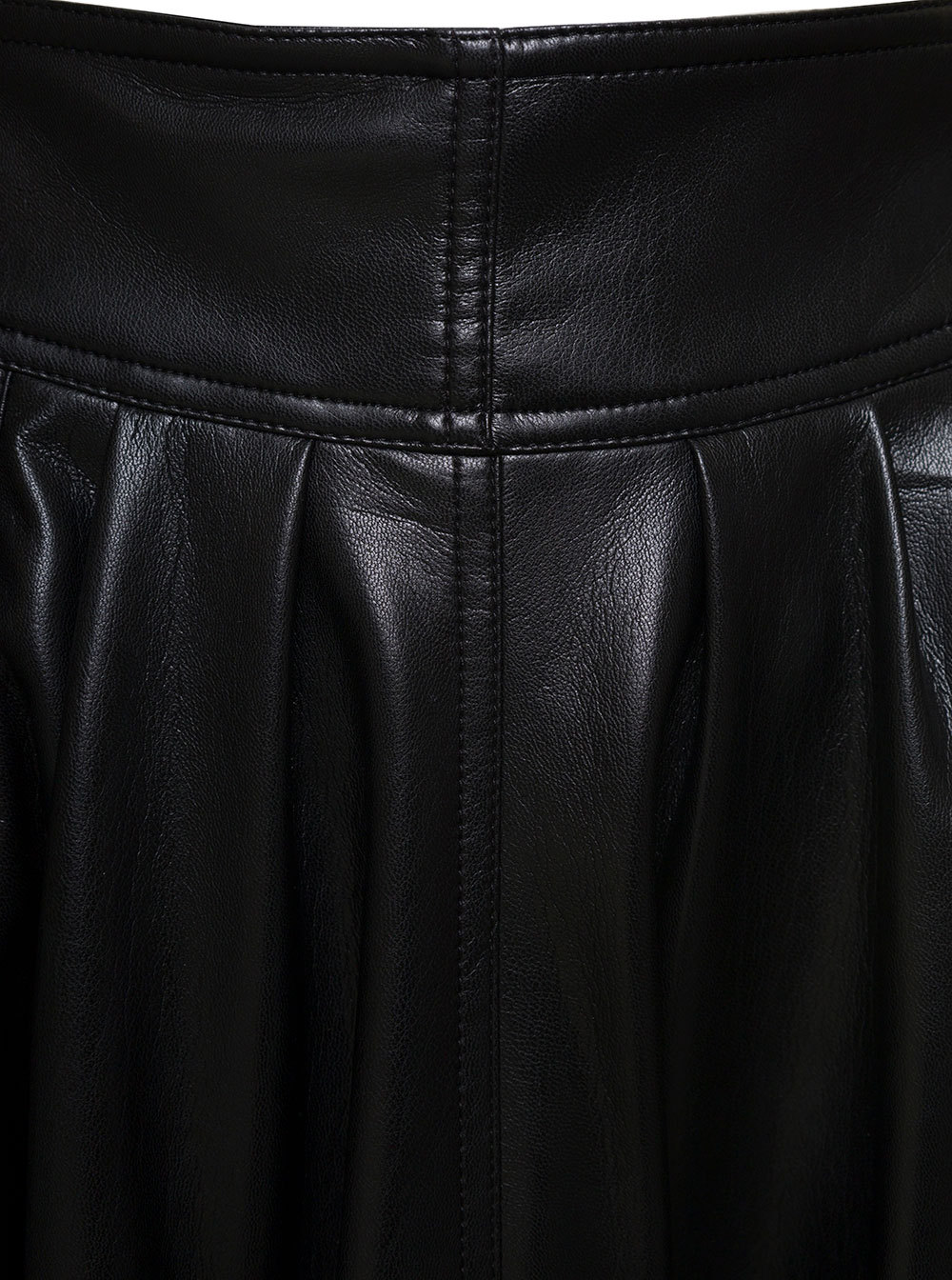 Philosophy Di Lorenzo Serafini Coated-finish Flared Skirt In Blue