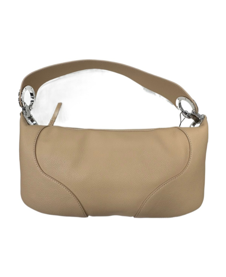 By Far Amira Leather Shoulder Bag In Nude