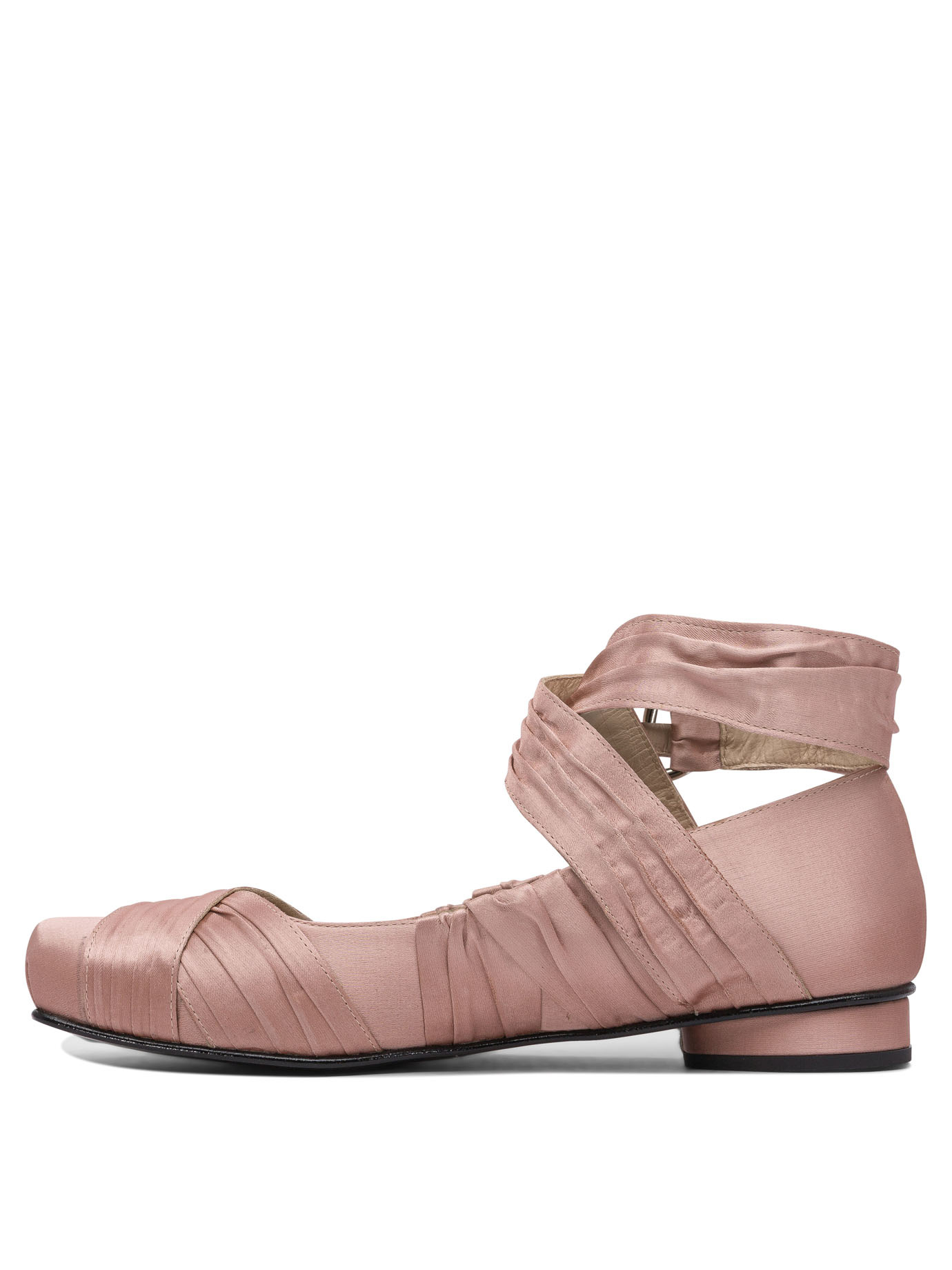 Alohas Volant Ballet Flats In Pink