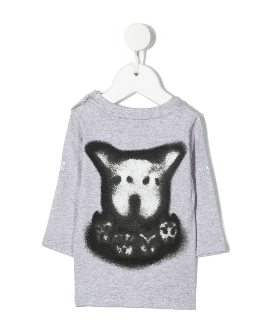 Givenchy Long Sleeve T-shirt In White