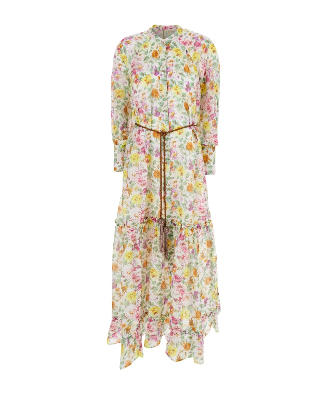 Shop Anjuna Pattern Dress In Nude