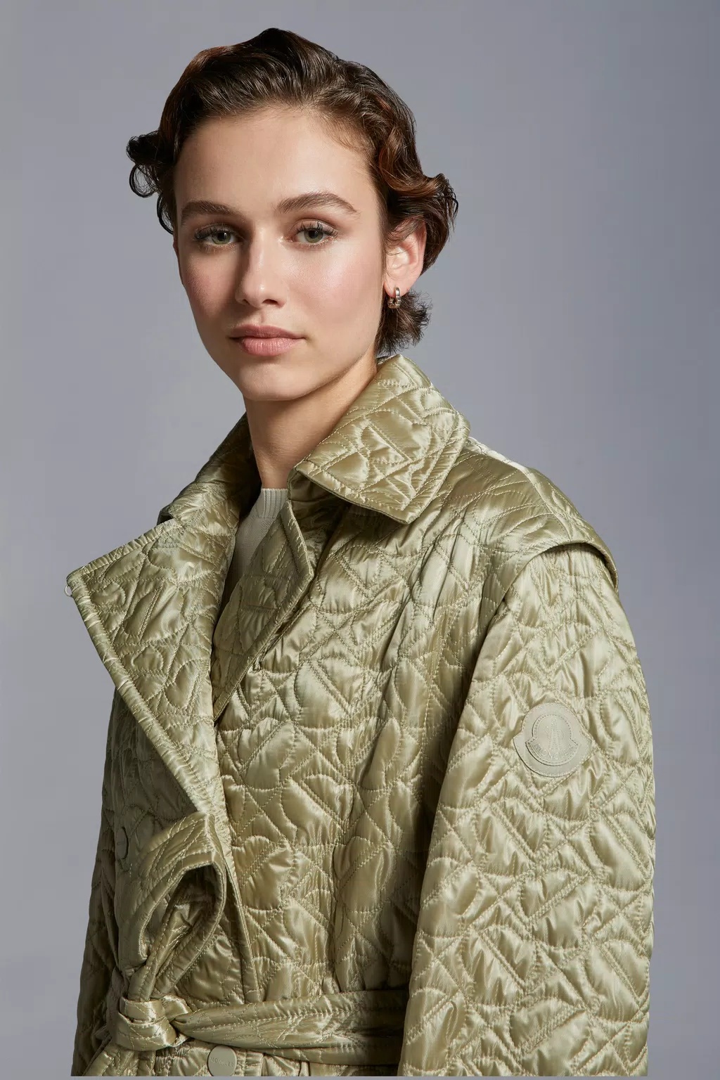 MONCLER SAMARE PADDED TRENCH COAT