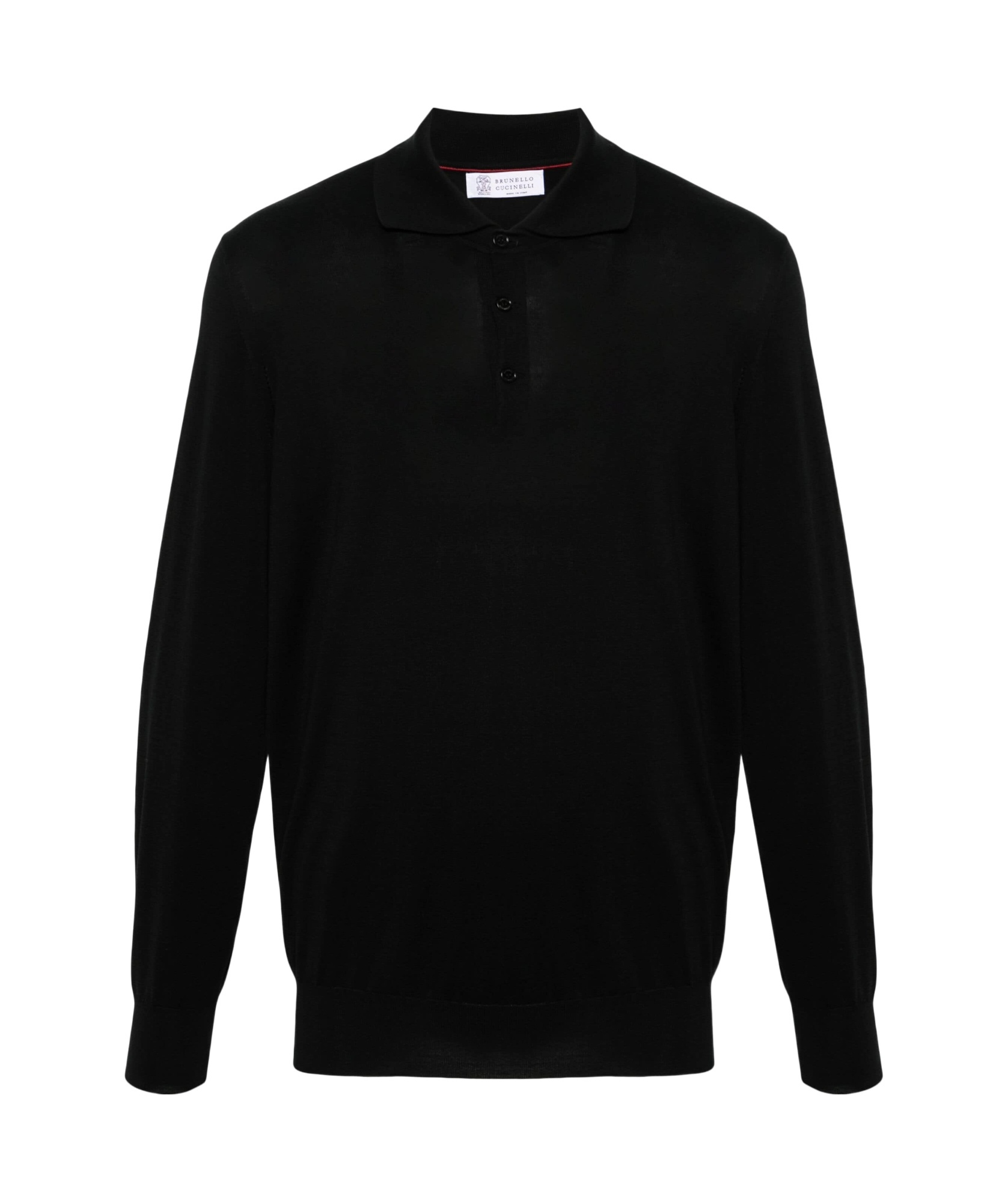 Brunello Cucinelli Cotton Polo Shirt In Black