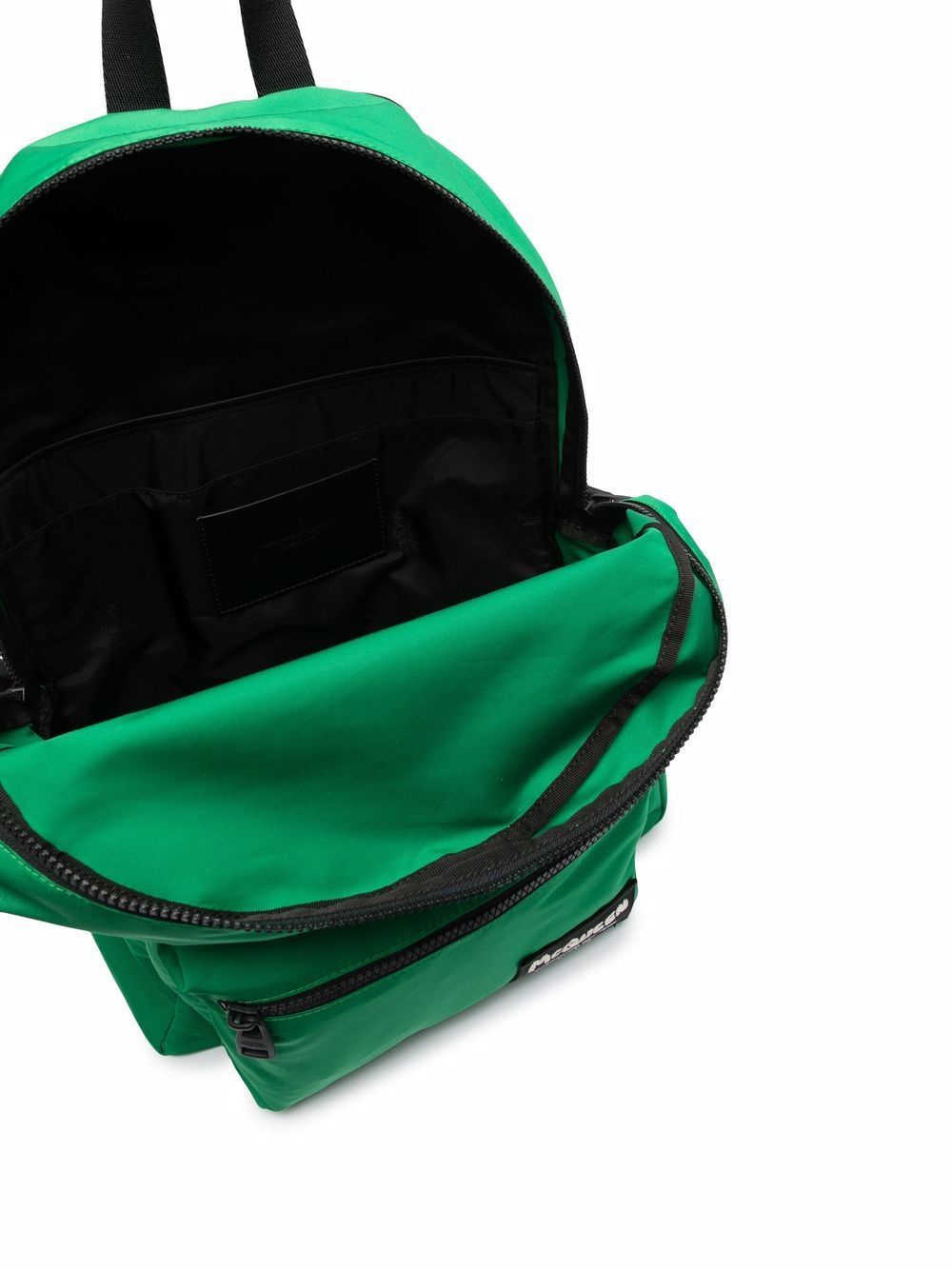 Alexander Mcqueen Logo-patch Detail Backpack In Green