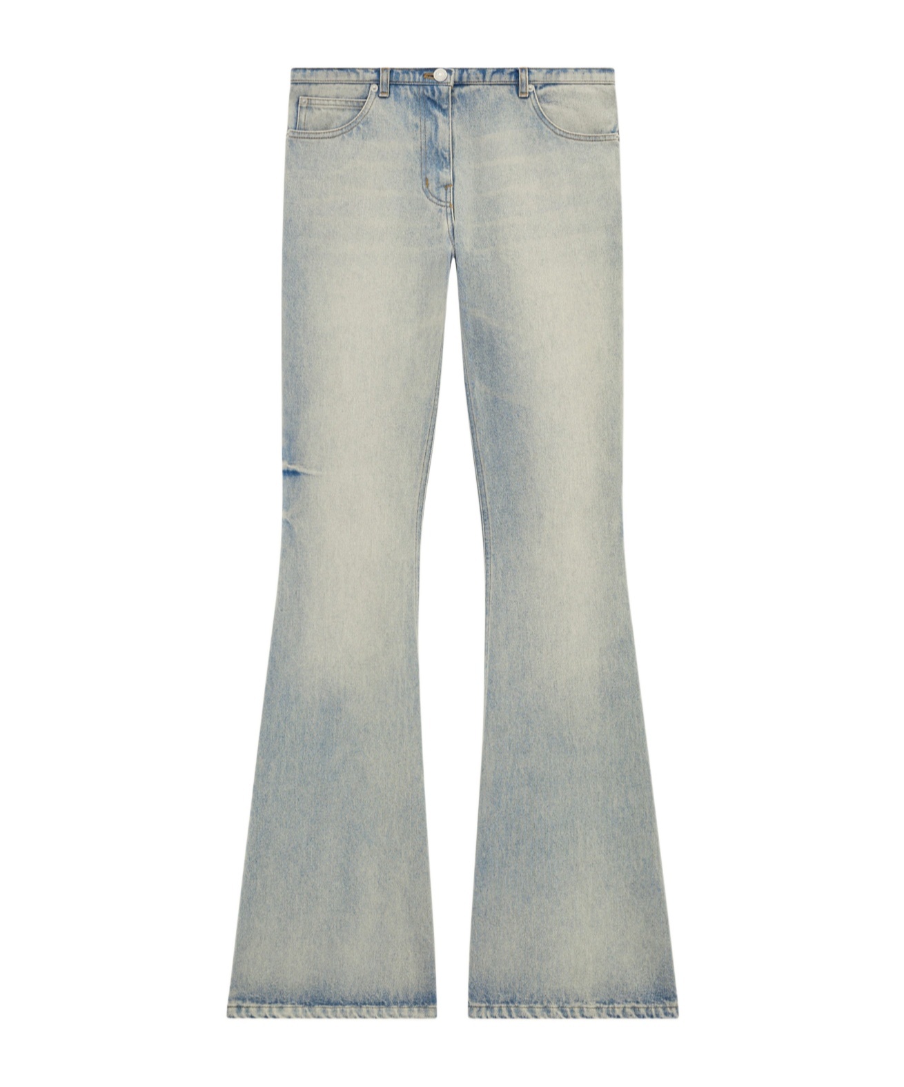 Courrèges Blue Bootcut Jeans In Blue