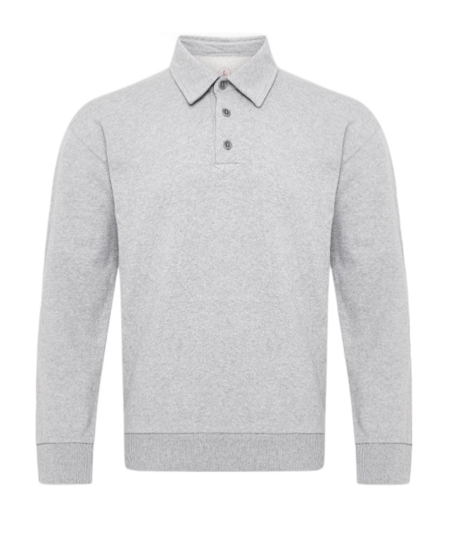Jw Anderson Rugby Polo Top In Gray