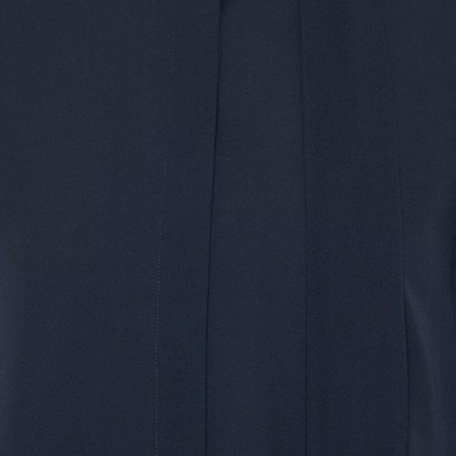Shop Valentino Scarf Detail Silk Shirt In Black