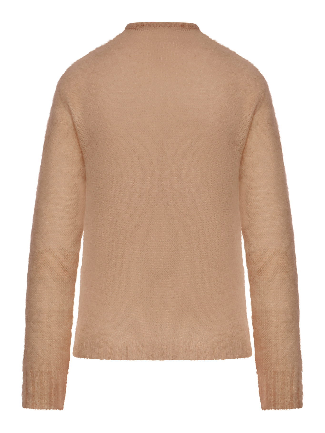 Max Mara Studio Umile Long-sleeved Knitted Jumper In Brown