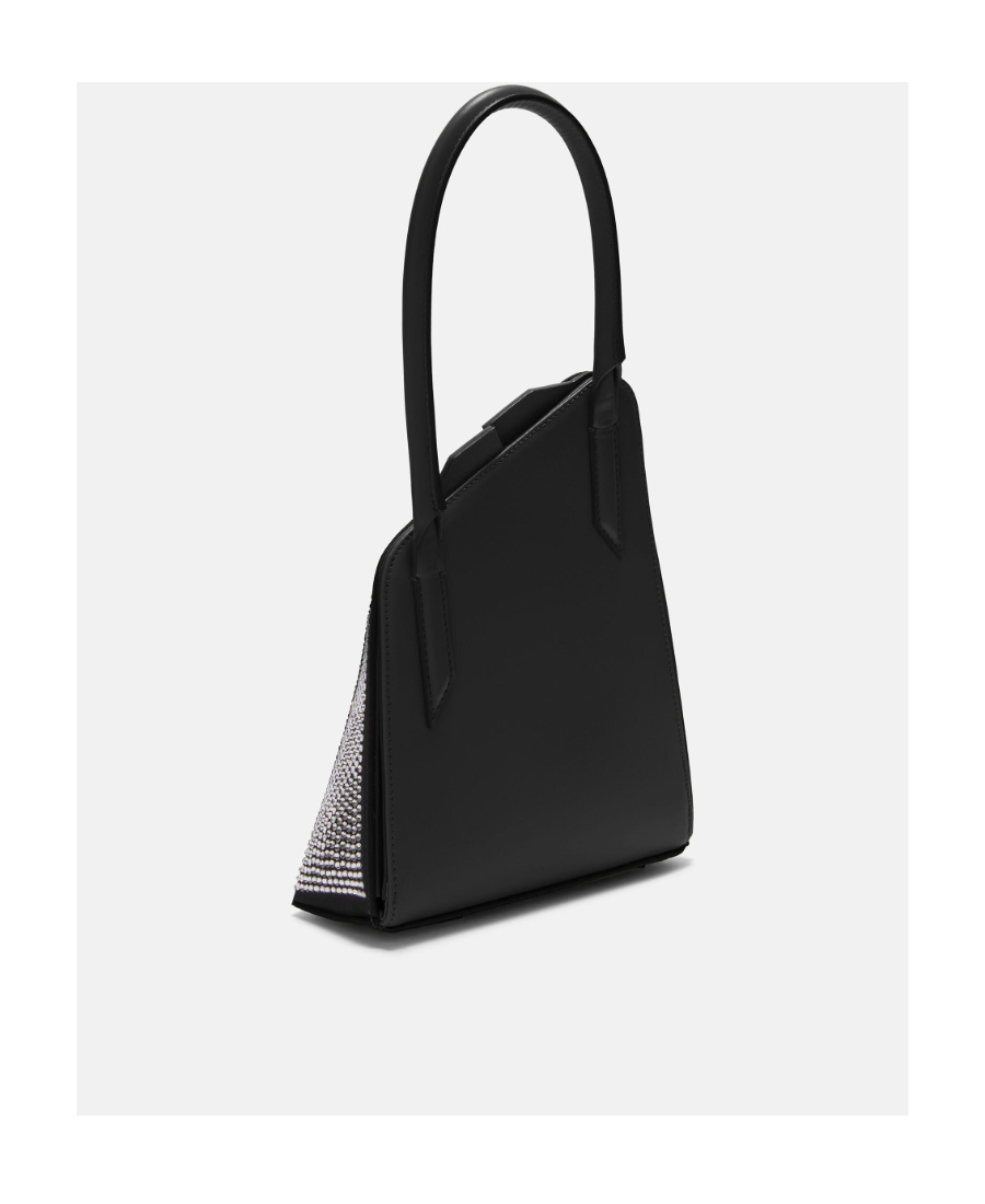 Attico Sunset Rhinestone-embellished Tote Bag In Black