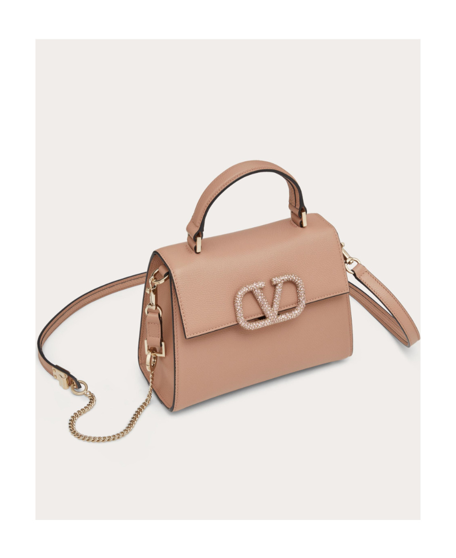 Valentino Logo-plaque Tote Bag In Pink