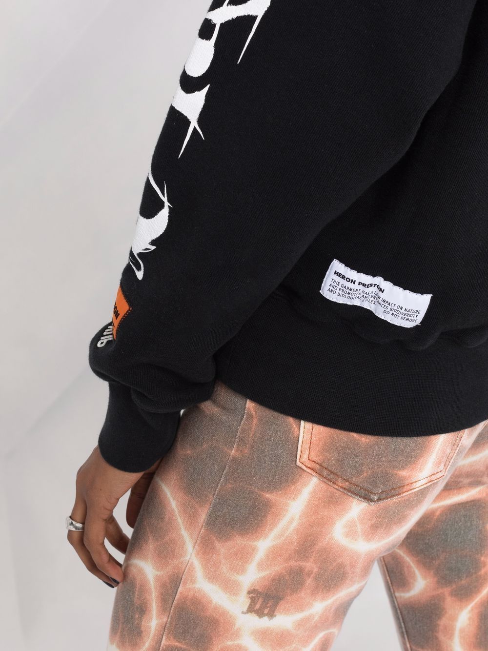 HERON PRESTON PRINTED CASUAL SWEATER