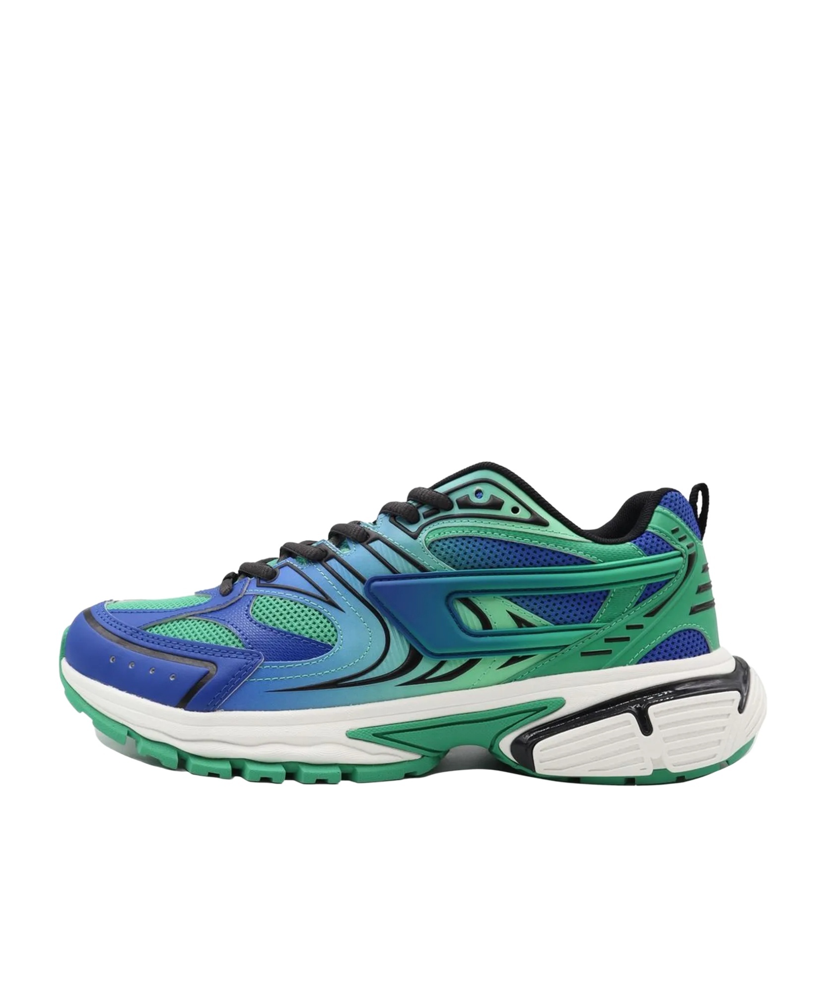Diesel S-serendipity Pro-x1 Panelled Sneakers In Green