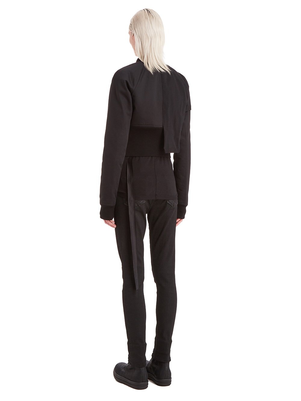 Rick Owens Zipper Casual Jacket In Black