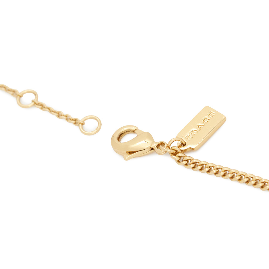 Coach Chain Anklet In Gold